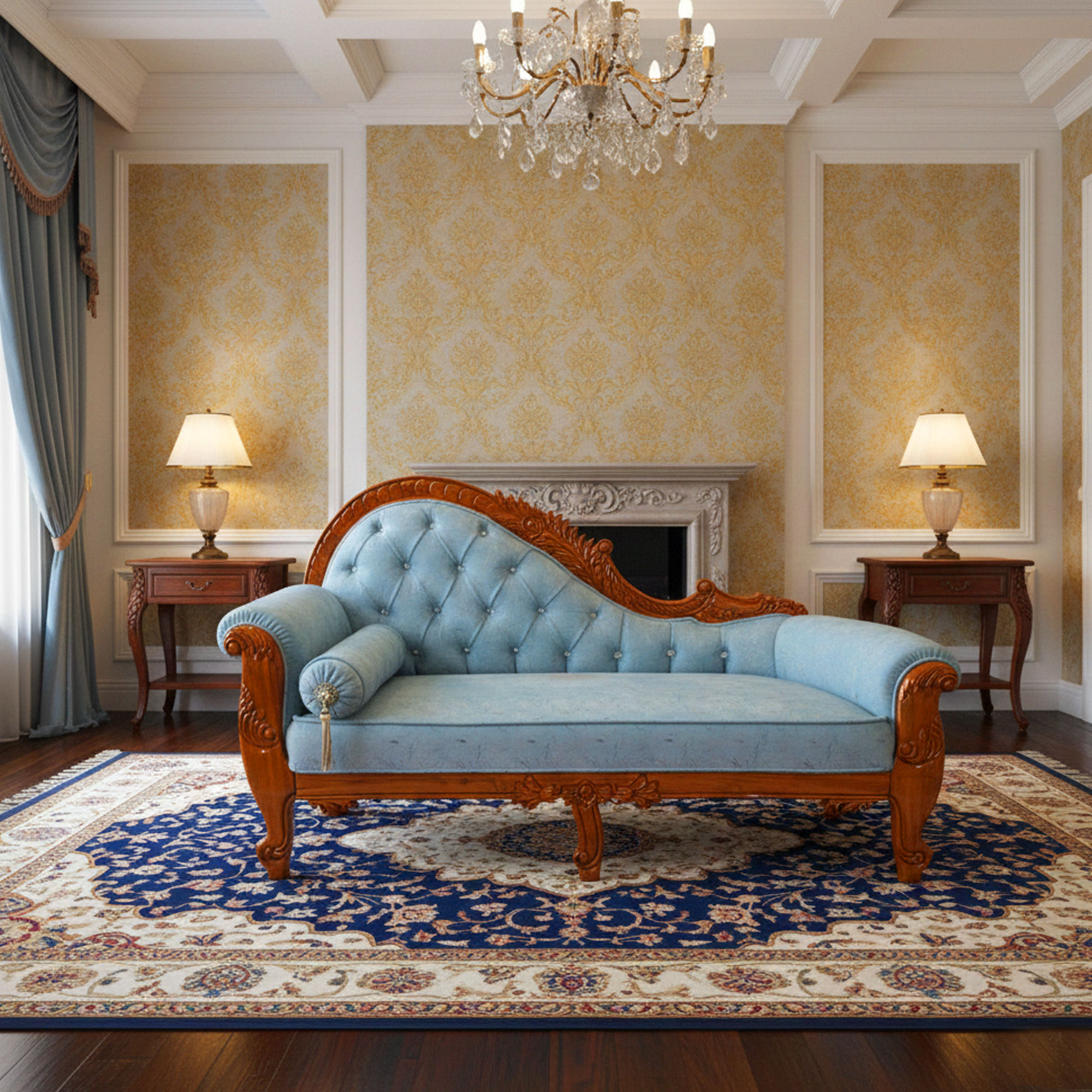 Divan Midieval Antic Victorian Divan - Golden Furniture - Furniture Store in Bangladesh
